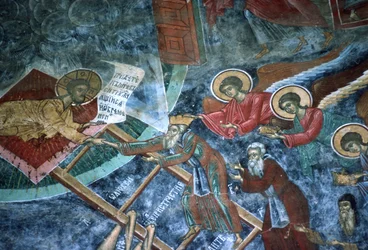 Les Justes reçus, (détail)